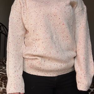 Old Navy Women's Pink Speckled Sweater